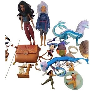 Disney Store Raya and the Last Dragon Figures Mixed lot of toys McDonalds